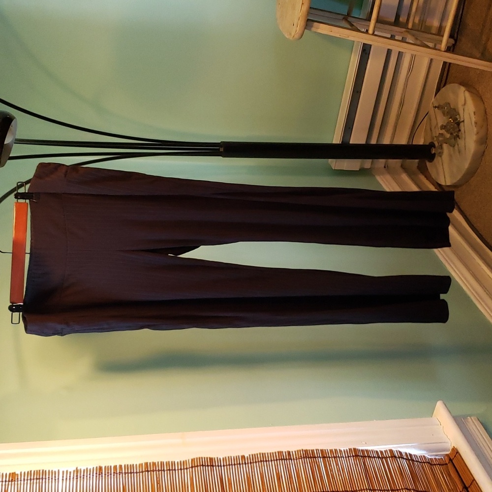 Black Flare Stretch Pants